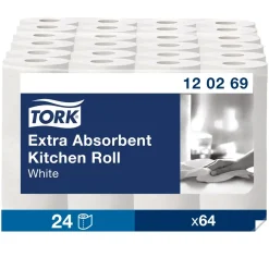Køkkenrulle Tork 120269 Ekstra Plus K1 2-lag 15,4 meter - 24 ruller
