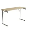 Klapbord Silhuett 1200x450mm,Birk laminat og krom stel