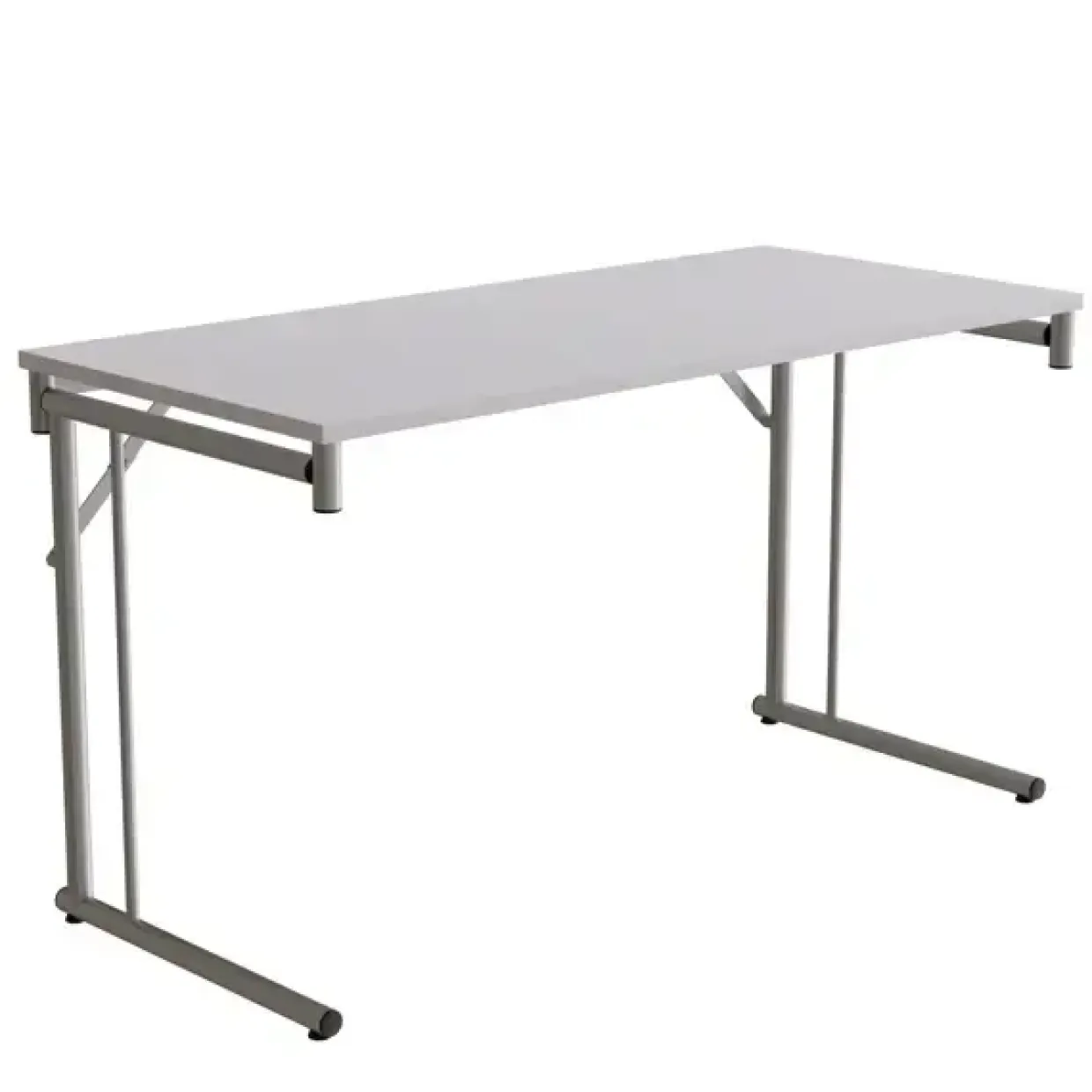 Klapbord Silhuett 1300x600mm,Grå laminat og alugråt stel