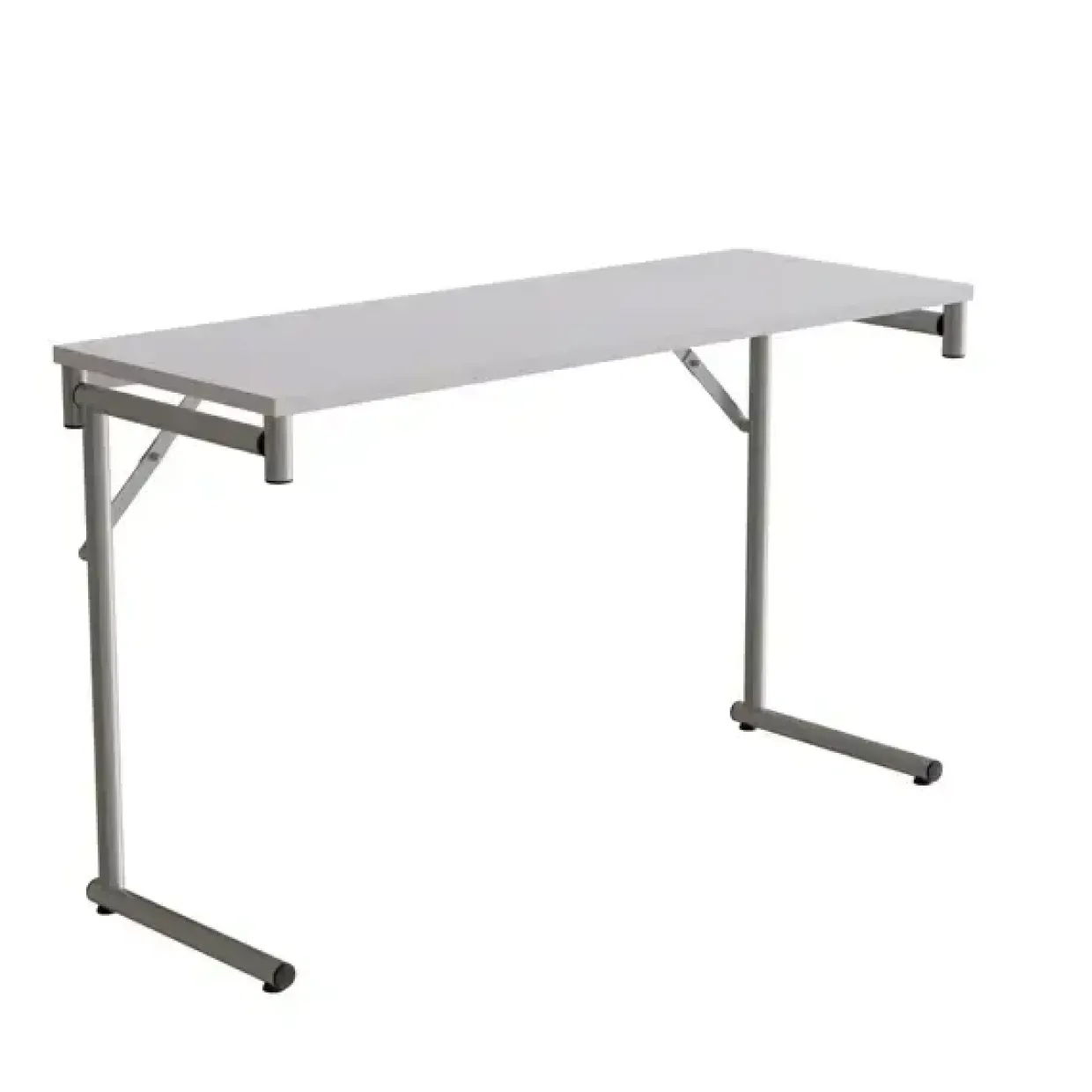 Klapbord Silhuett 1200x450mm,Grå laminat og alugråt stel