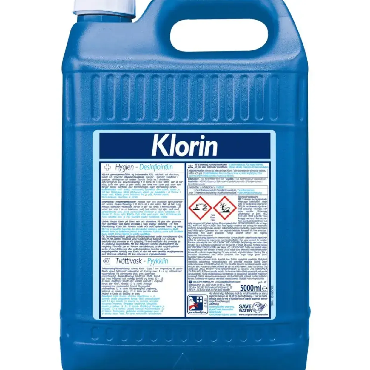 Klorin Desinfektion Veterinær 5 L - 2 stk