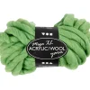 Kæmpegarn XL - akryl/uld - 15 m - lime grøn - 300 g