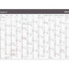 Kæmpekalender(i paprør) 1x13 mdr. væg - Moderne - 70x100 cm - Papir - 2027 - Mayland - 27064300