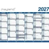 Kæmpekalender(i paprør) 2x6 mdr. væg - 70x100 cm - PP-plast - 2027 - Mayland - 27065400