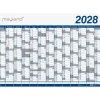 Kæmpekalender(i paprør) 1x13 mdr. væg - 70x100 cm - PP-plast - 2028 - Mayland - 28065000