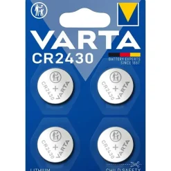 Knapcellebatteri, Varta, CR2430 pakke a 4 stk