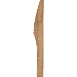 Kniv - Abena Gastro 16,5 cm - Brun birketræ/voks - Komposterbar - Enkeltindpakket - 400 stk