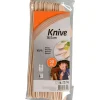 Kniv Engangsservice, Consumer, 18,5cm, natur, birketræ - 34 pakker