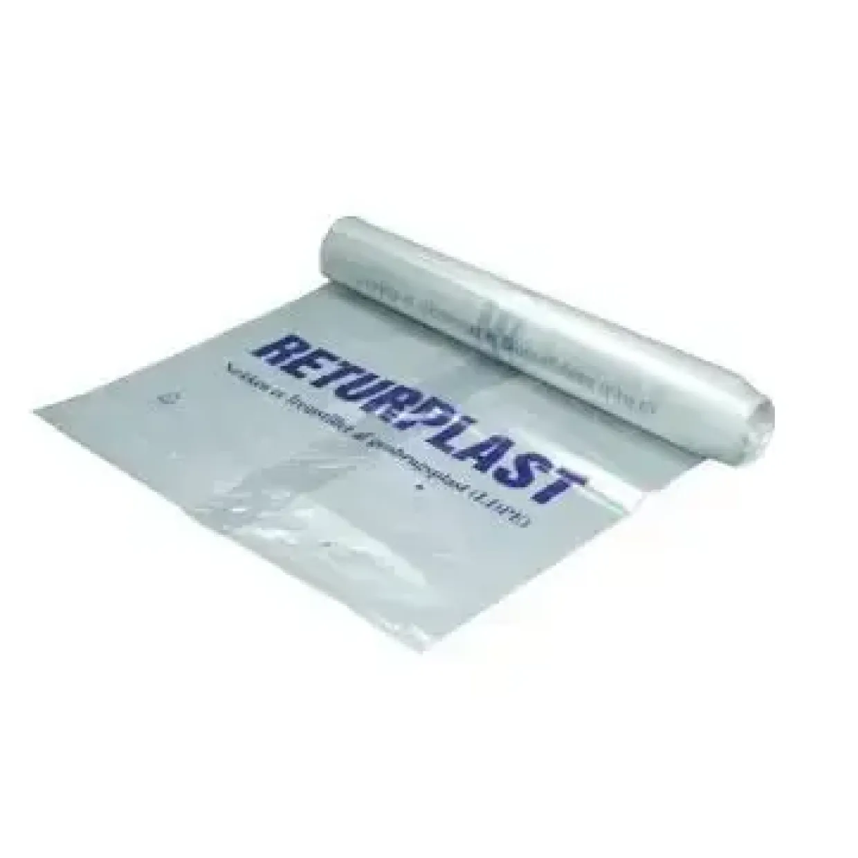 Knudesæk 200liter B850xL1600mm 56my Returplast Transparent - 10 Rl x 10 Stk/krt