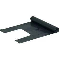 Knudesæk, 100 l, sort, LDPE/genanvendt, 70x130cm