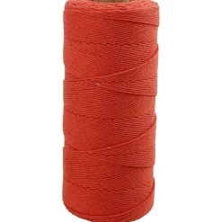 Knyttegarn, L: 315 m, tykkelse 1 mm, Tynd kvalitet 12/12, orange, 220 g/ 1 ngl.