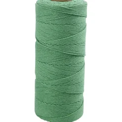 Knyttegarn, L: 315 m, tykkelse 1 mm, Tynd kvalitet 12/12, lys grøn, 220 g/ 1 ngl.