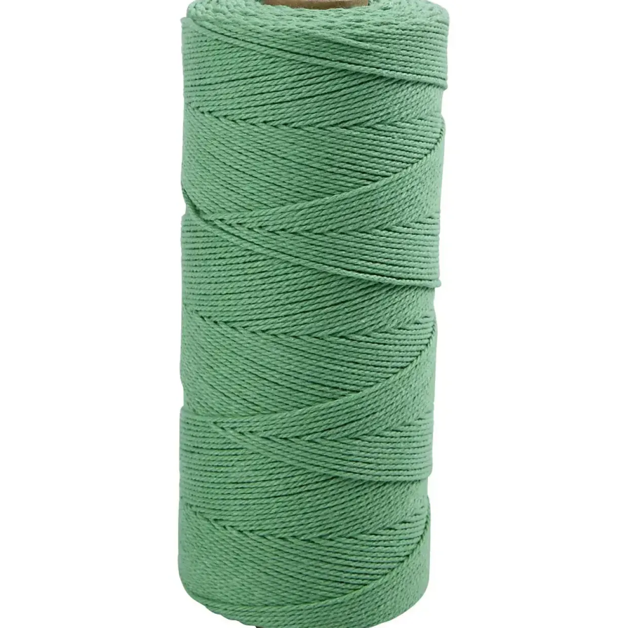 Knyttegarn, L: 315 m, tykkelse 1 mm, Tynd kvalitet 12/12, lys grøn, 220 g/ 1 ngl.