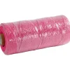 Knyttegarn, L: 315 m, tykkelse 1 mm, Tynd kvalitet 12/12, pink, 220 g/ 1 ngl.