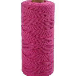 Knyttegarn, L: 315 m, tykkelse 1 mm, Tynd kvalitet 12/12, pink, 220 g/ 1 ngl.