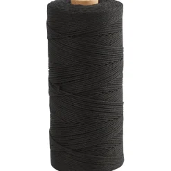 Knyttegarn - Sort - 1 mm - 320 m - 250 g