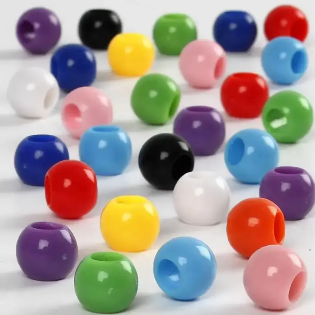 Kongoperler, dia. 8 mm, hulstr. 4 mm, 70 g, 125ml
