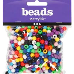 Kongoperler, dia. 6 mm, hulstr. 3 mm, 75 g, 125ml