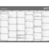 Kontorkalender væg - Basic - A4 - Grå - 2027 - Mayland - 27268000