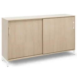 Kontorskab DNA, 1600x890 mm, Eg/Hvid 2A4