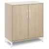 Kontorskab DNA, 800x890 mm, Eg/Hvid 2A4/2A4