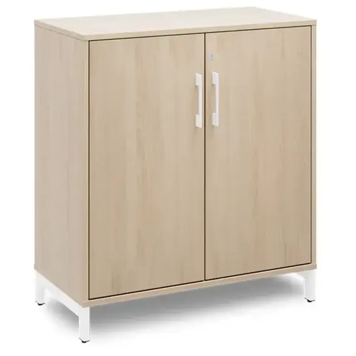 Kontorskab DNA, 800x890 mm, Eg/Hvid 2A4/2A4