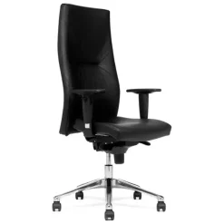 Kontorstol Nero HighBack, Sort skind