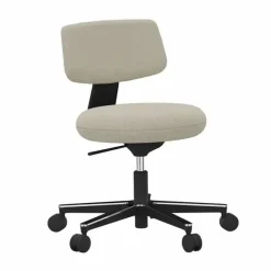 Kontorstol - Savo 360N - Sort ask - Rondo Beige 61201