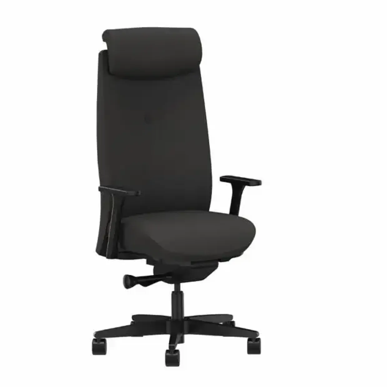 Kontorstol Savo XO Sort tekstil Sort fodkryds