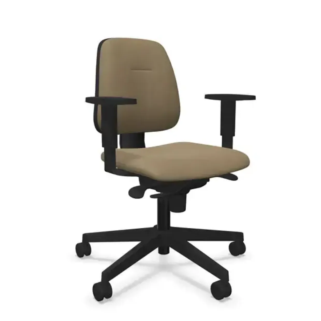 Kontorstol - Segla Lav - Beige - 2D armlæn