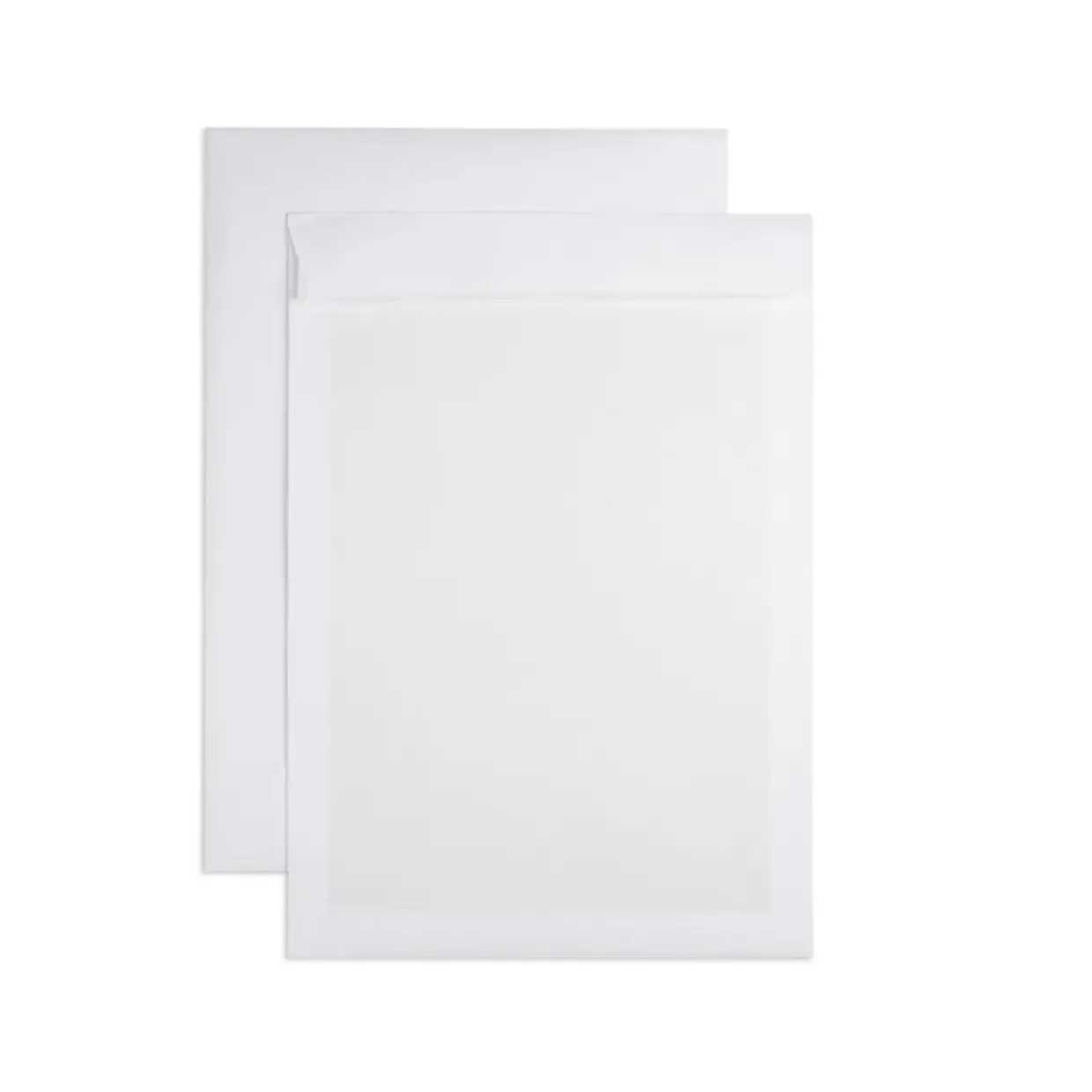 Konvolut B4 hvid med pap 120/450g P&S uden rude Büngers (125)