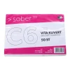 Konvolut C6 hvid - 50 stk - Køb minimum 20 stk.