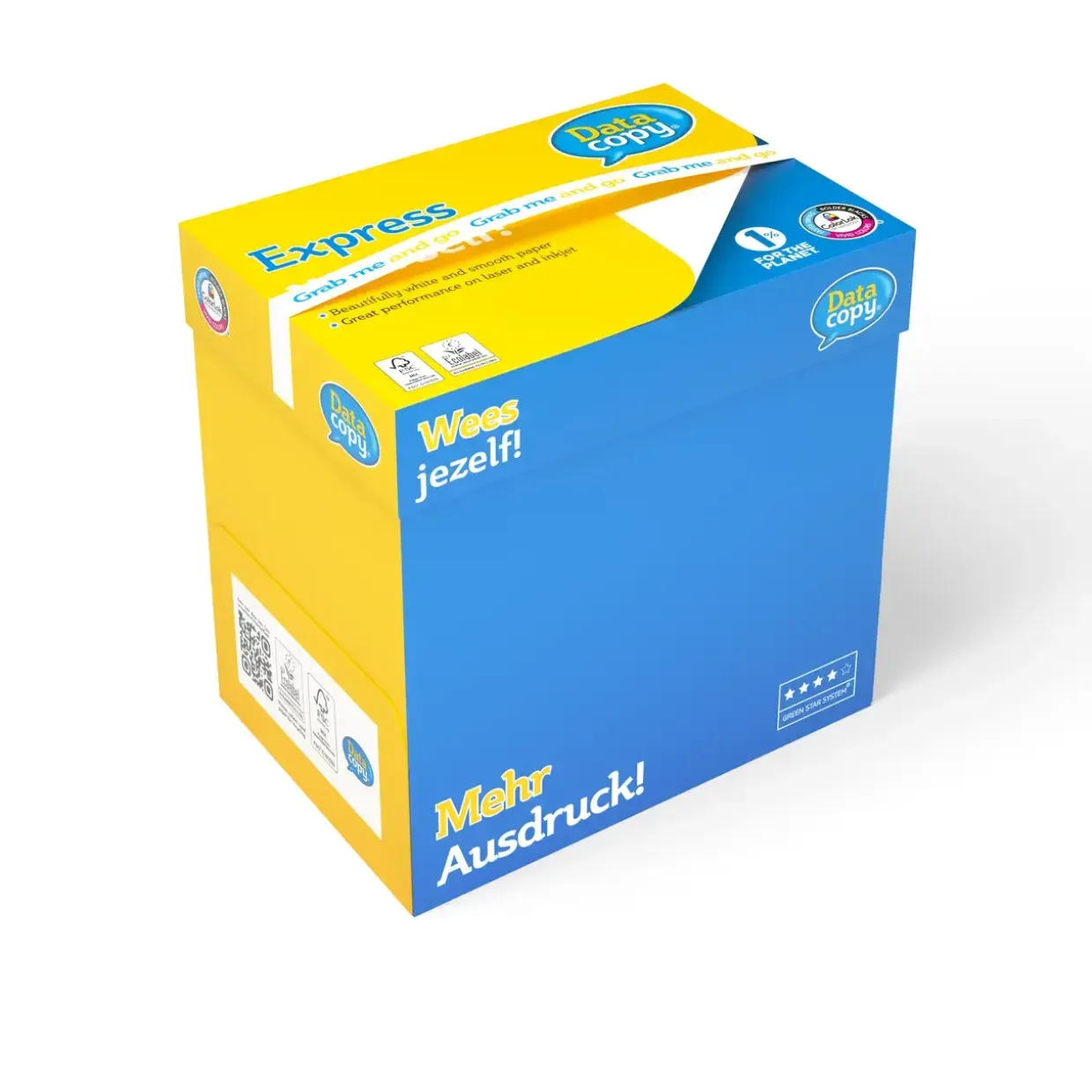 Kopipapir - Data Copy - 100 g - A4 - 500 ark - Hvid