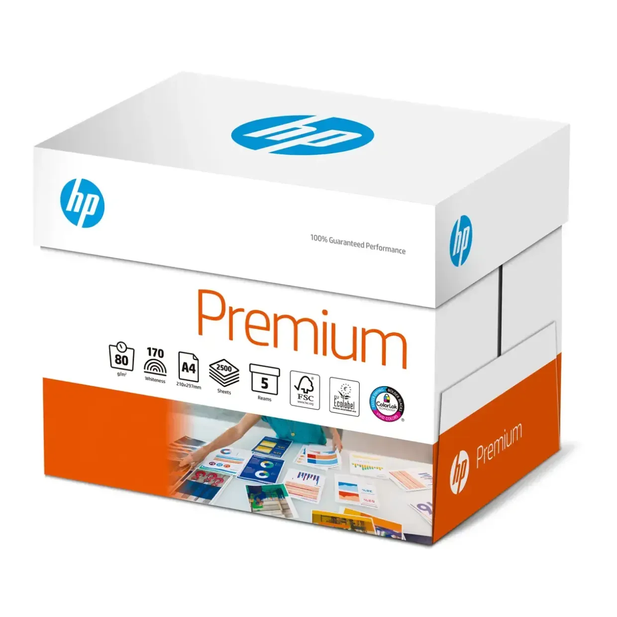 Kopipapir HP Premium A4 80g CHP850 500ark/pak - 5 stk
