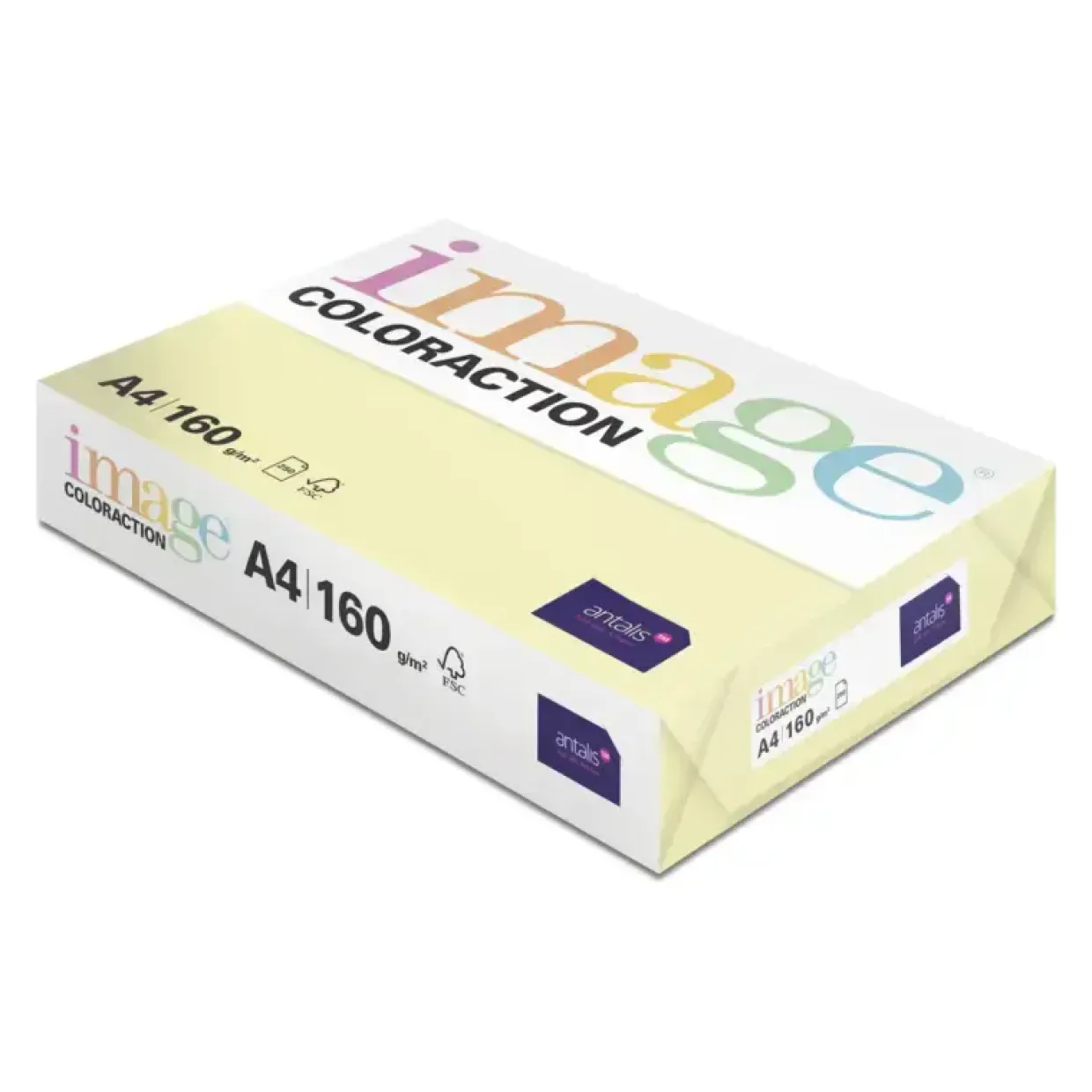 Kopipapir Image Coloraction A4 160g Desert Pale yellow 250ark/pkt