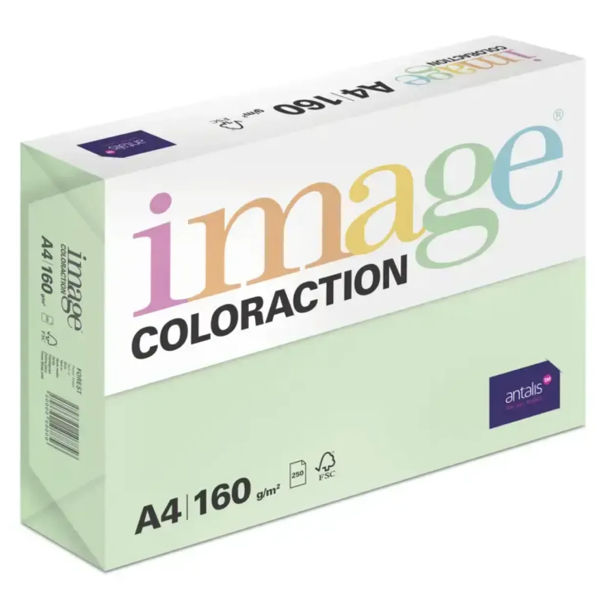 Kopipapir Image Coloraction A4 160g Forest Pastel Green 250ark/pkt