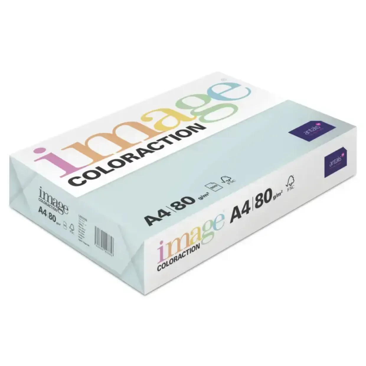 Kopipapir Image Coloraction A4 80g Lagoon Pale Blue 500ark/pkt