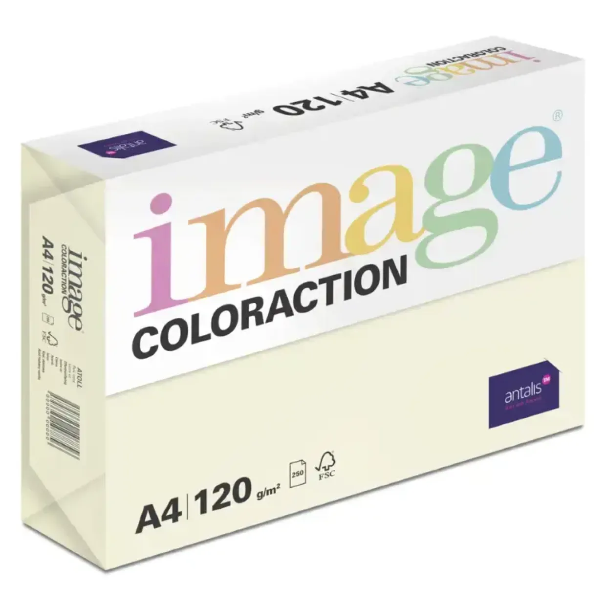 Kopipapir Image Coloraction A4 120g Atoll Pale Ivory 250ark/pkt