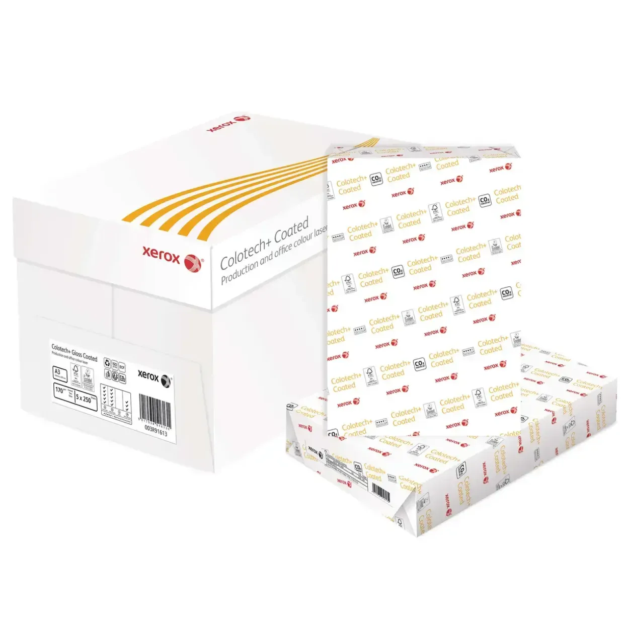 Kopipapir Xerox Colotech+ Coates gloss A3 170g 250ark