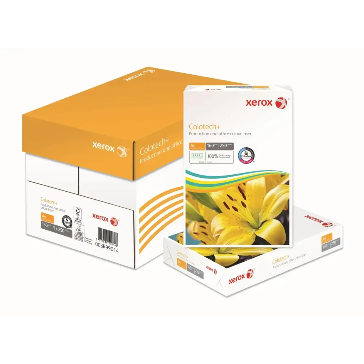 Kopipapir - Xerox Colotech+ Gold - A4 - 250 ark/pak - Hvid - 160 g