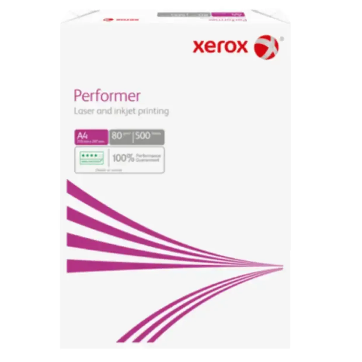 Kopipapir Xerox Performer 80g A4 500ark/pak - 5 stk