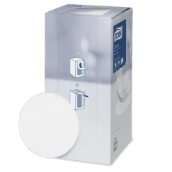 Kopunderlag Ø9cm 8-lag Hvid - 12 pk x 250 stk/krt