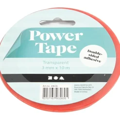 Kraftig dobbeltklæbende Tape 3mm x 10 m