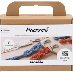 Kreakasse DIY Kit Macramé Nøglering