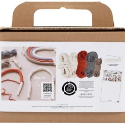 Kreakasse DIY Kit Macramé Regnbue