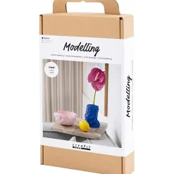 Kreakasse DIY Kit Modellering Vase og skål