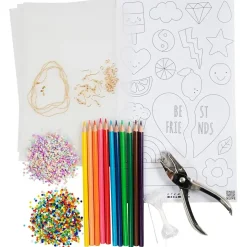 Kreakasse DIY Mix Krympeplast Smykker - 1 pakke