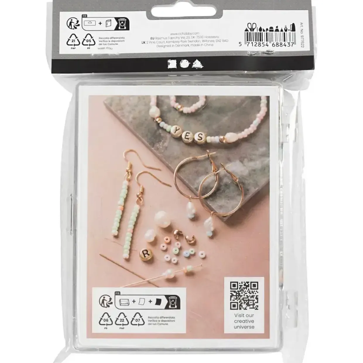 Kreakasse DIY Mix Smykker Ferskvandsperler douche farver