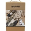 Kreakasse læringssæt med macramé diameter 2 mm