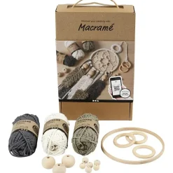 Kreakasse læringssæt med macramé diameter 2 mm